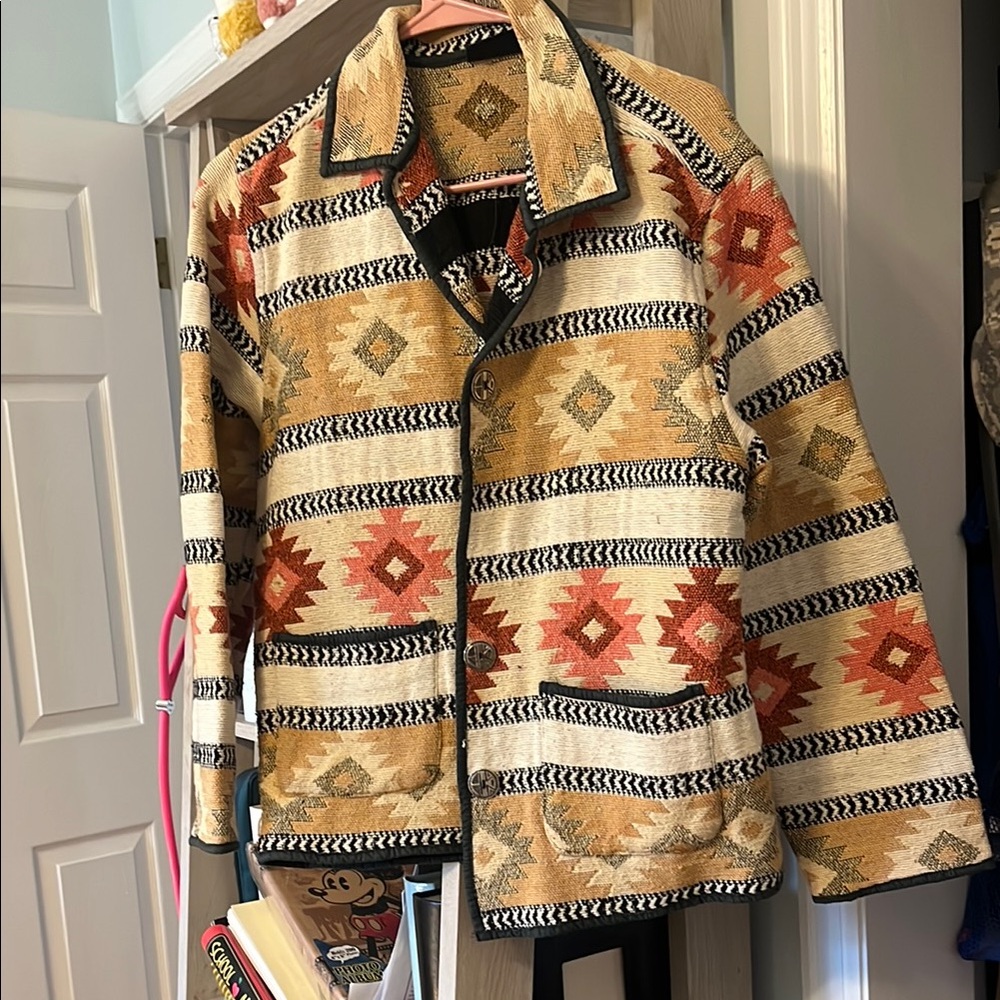 Jane Ashley Multicolor Patterned Jacket